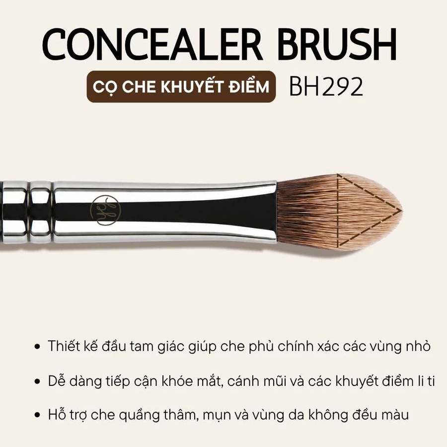 Cọ Che Khuyết Điểm BH Cosmetics Concealer Brush BH292